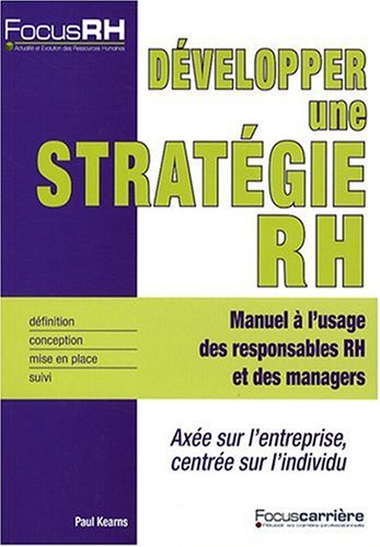 Développer une stratégie RH