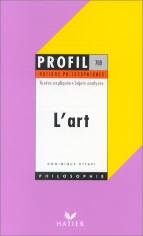 Profil philosophie : L'art notions philosophiques