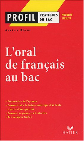 Profil : L'Oral de français au bac
