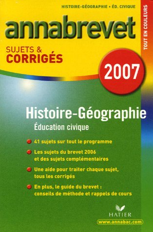 Histoire Géographie Education civique