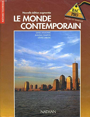 Histoire géographie, monde contemporain, terminale, BAC Pro, élève, 1992