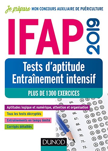 IFAP 2019 Tests d'aptitude - Entraînement intensif - Plus de 1300 exercices