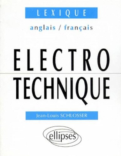 Lexique anglais/français d'électrotechnique