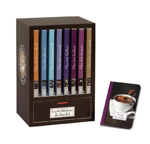 La petite bibliothèque du chocolat, coffret en 8 volumes : Chocolat bon enfant ; Chocolat glaçant ; Chocolat gourmand ; Chocolat craquant ; Chocolzt ... ; Chocolat élégant ; Chocolat extravagant