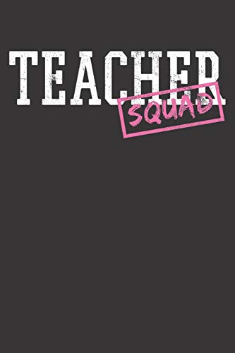 Notebook: Dot Grid Dotted 6x9 120 Pages Teacher School Professor Educator Squad