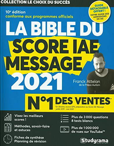 La bible du score IAE message 2021