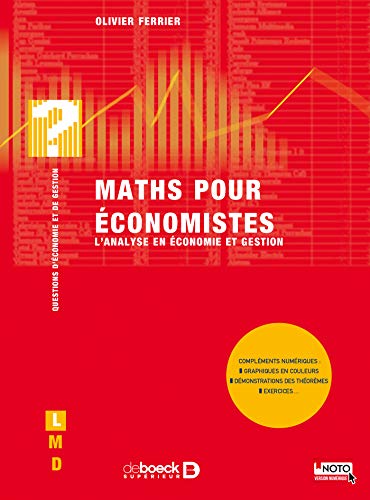 Maths pour économistes : L'analyse en économie et gestion