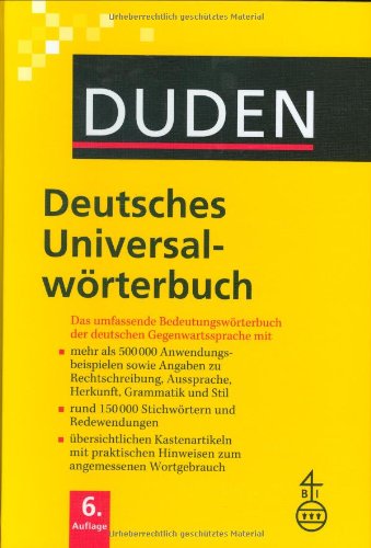 Duden Deutsches Universal Worterbuch
