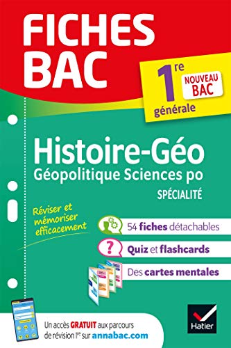 Fiches bac Histoire-géographie, Géopolitique, Sciences politiques 1re (spécialité): nouveau programme de Première 2019-2020