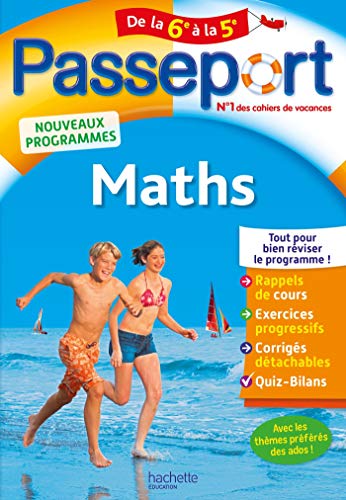 Passeport Cahier de vacances 2019 - Maths de la 6e à la 5 e
