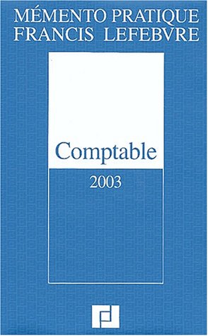 Mémento Comptable, édition 2003