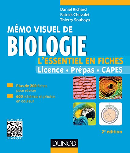Mémo visuel de biologie - 2e édition: L'essentiel en fiches