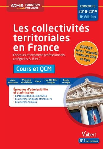Collectivités territoriales en France - Catégories A, B et C - Cours et QCM Concours 2018-2019
