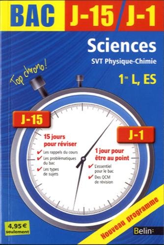 Sciences, SVT physique-chimie 1re L, ES