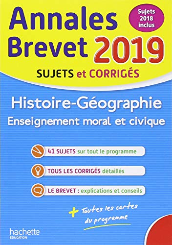 Annales Nouveau Brevet 2019 Histoire-Géographie-EMC