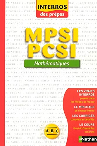 MPSI PCSI : Mathématiques