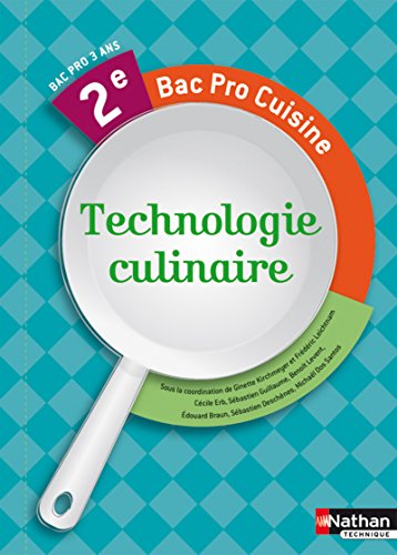 Technologie culinaire 2e