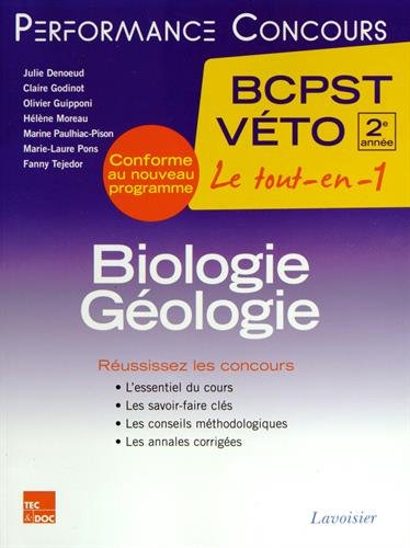 Biologie-Géologie BCPST-VETO 2e année