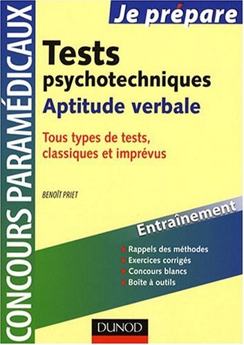 Tests psychotechniques - Concours paramédicaux