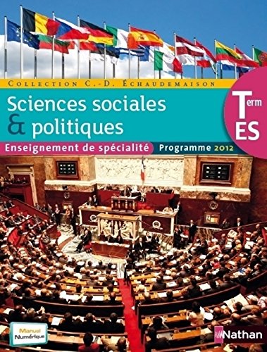 SES Term ES spécialité Sciences sociales et politiques