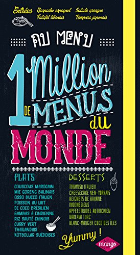 1 million de menus du monde