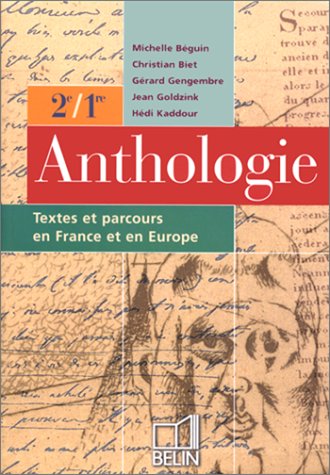 Bac français, anthologie, élève