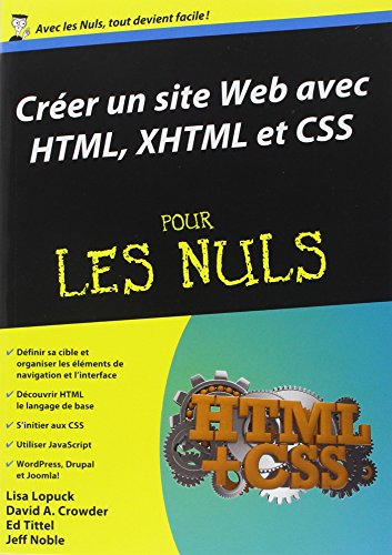 Créer un site Web avec HTML, XHTML et CSS Mégapoche Pour les Nuls