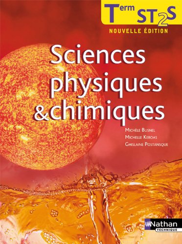 Sciences physiques et chimiques - Tle ST2S