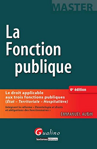 La Fonction publique, 6ème Ed.