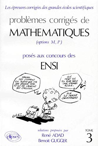 Mathématiques ENSI 1986-1987, tome 3