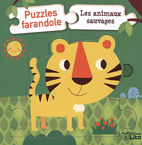 Puzzles farandoles: Les animaux sauvages - Dès 2 ans