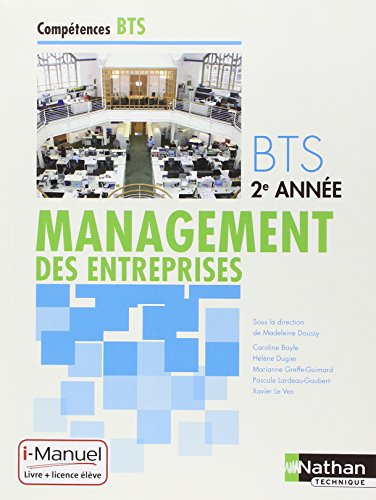 Management des entreprises BTS 2e année