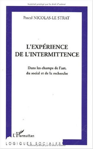 L'expérience de l'intermittence : Dans le champ de l'art, du social et de la recherche