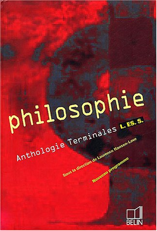 Philosophie Anthologie Tles L-ES-S