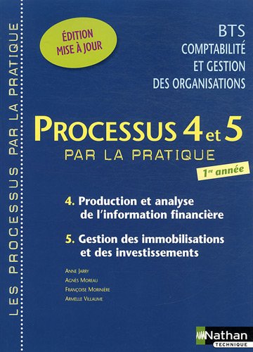 Processus 4 et 5 par la pratique, Production et analyse de l'information financière, Gestion des immobilisations et des investissements