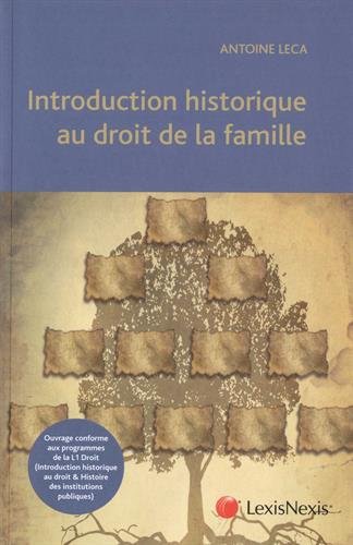 Introduction historique au droit de la famille
