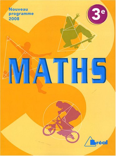 Maths 3e : Programme 2008