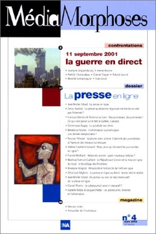 Média-Morphoses, numéro 4 2002 : La Presse en ligne