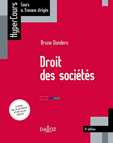 Droit des sociétés - 6e ed.