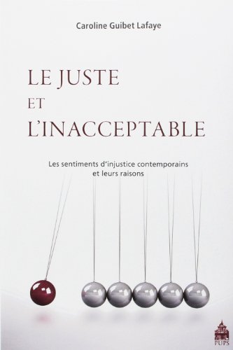Le juste et l'inacceptable: Les sentiments d?injustice contemporains et leurs raisons