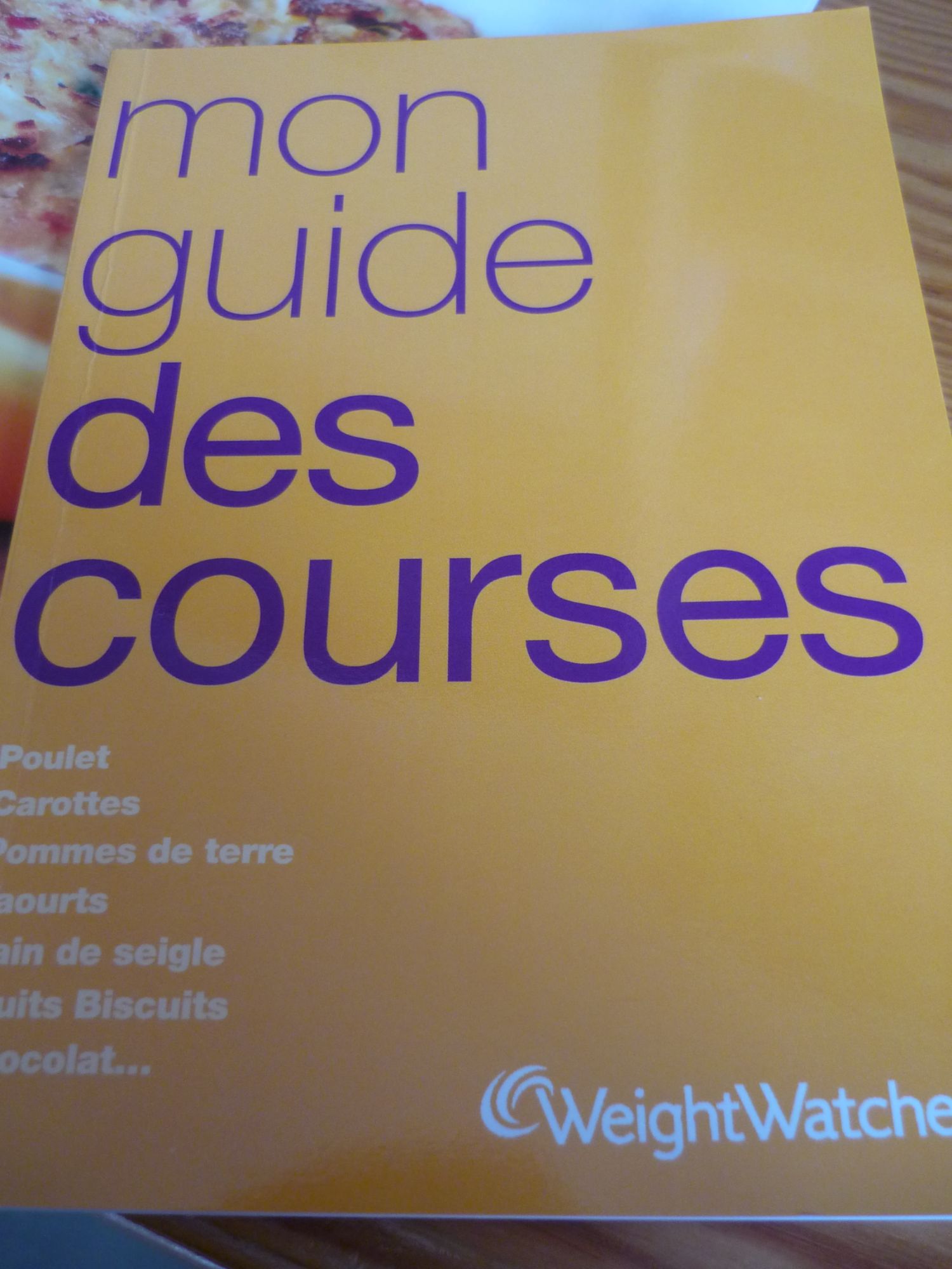 Mon guide des courses 2012 Weight Watchers