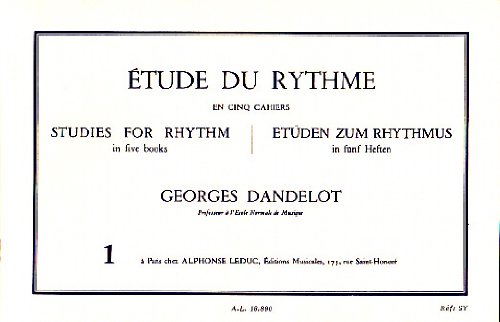 Etude Du Rythme Vol.1 Dandelot