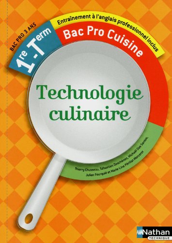 Technologie culinaire - 1re et Term