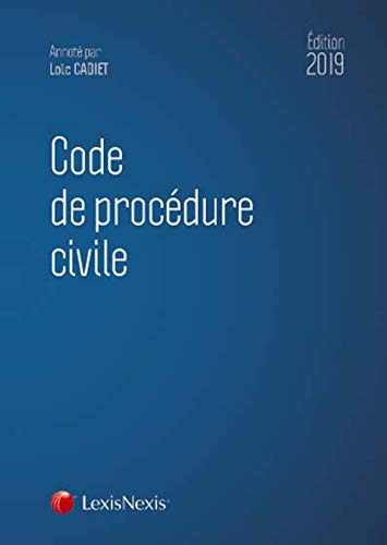 Code de procédure civile 2019: Prix de lancement jusqu'au 31/12/2018, 62.00 ¤ à compter du 01/01/2019