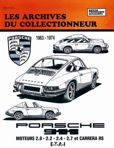 Porsche 911, de 1963 à 1974 : Moteurs 2.0, 2.2, 2.4, 2.7 et Carrera RS