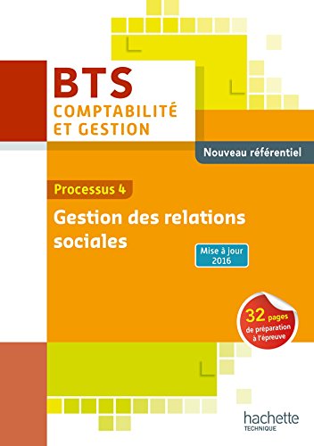 P4 Gestion des relations sociales BTS1 CG - Livre élève - Éd. 2016
