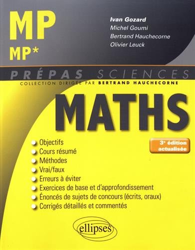 Mathématiques MP/MP* - 3e édition actualisée