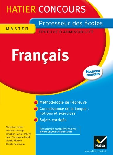 Epreuve Ecrite Admissibilité Français Concours 2013: Concours Professeur des Ecoles