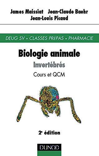 Biologie animale des invertébrés : Cours et QCM