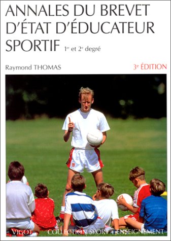 Annales du brevet d'état d'éducateur sportif, 3e édition
